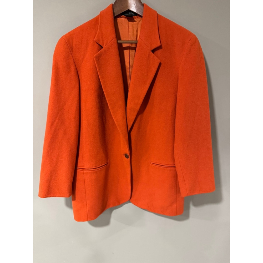 J. Crew Factory Bold Orange Suit Jacket